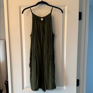 Old Navy Olive Green Jumpsuit